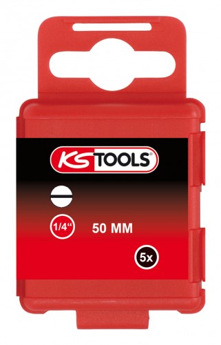 KS-Tools 2020 Freisteller 1-4-Bit-Schlitz-50-mm-5er-Pack