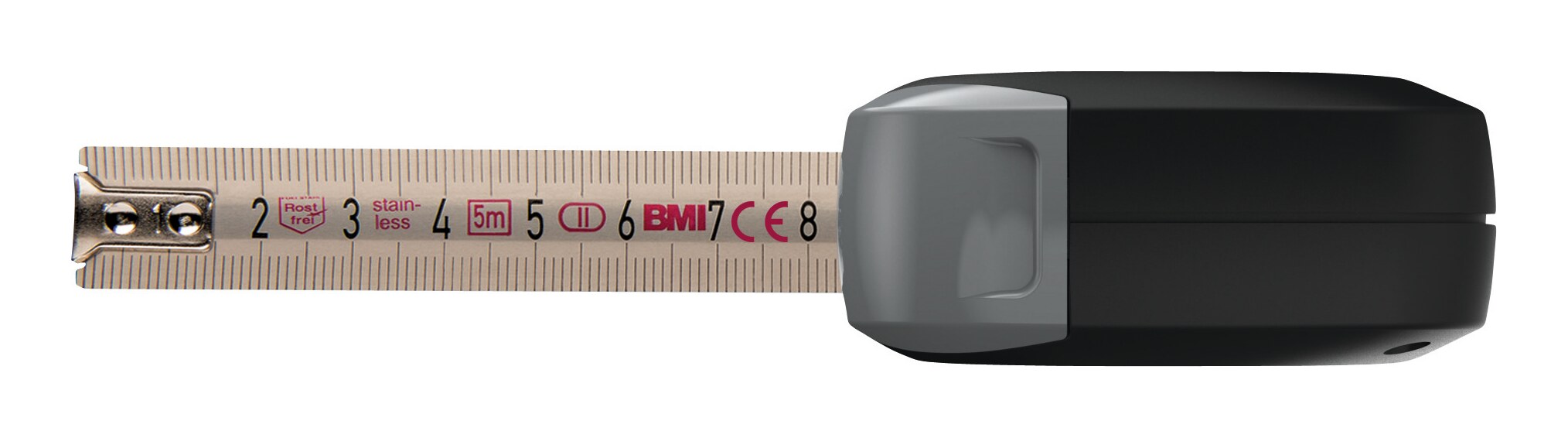 BMI Mètre ruban de poche Vario 411343120 - 3 m - En acier inoxydable