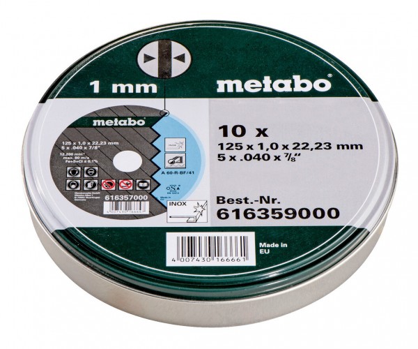 Metabo 2024 Freisteller Trennscheiben-SP-Inox-Form-41 1