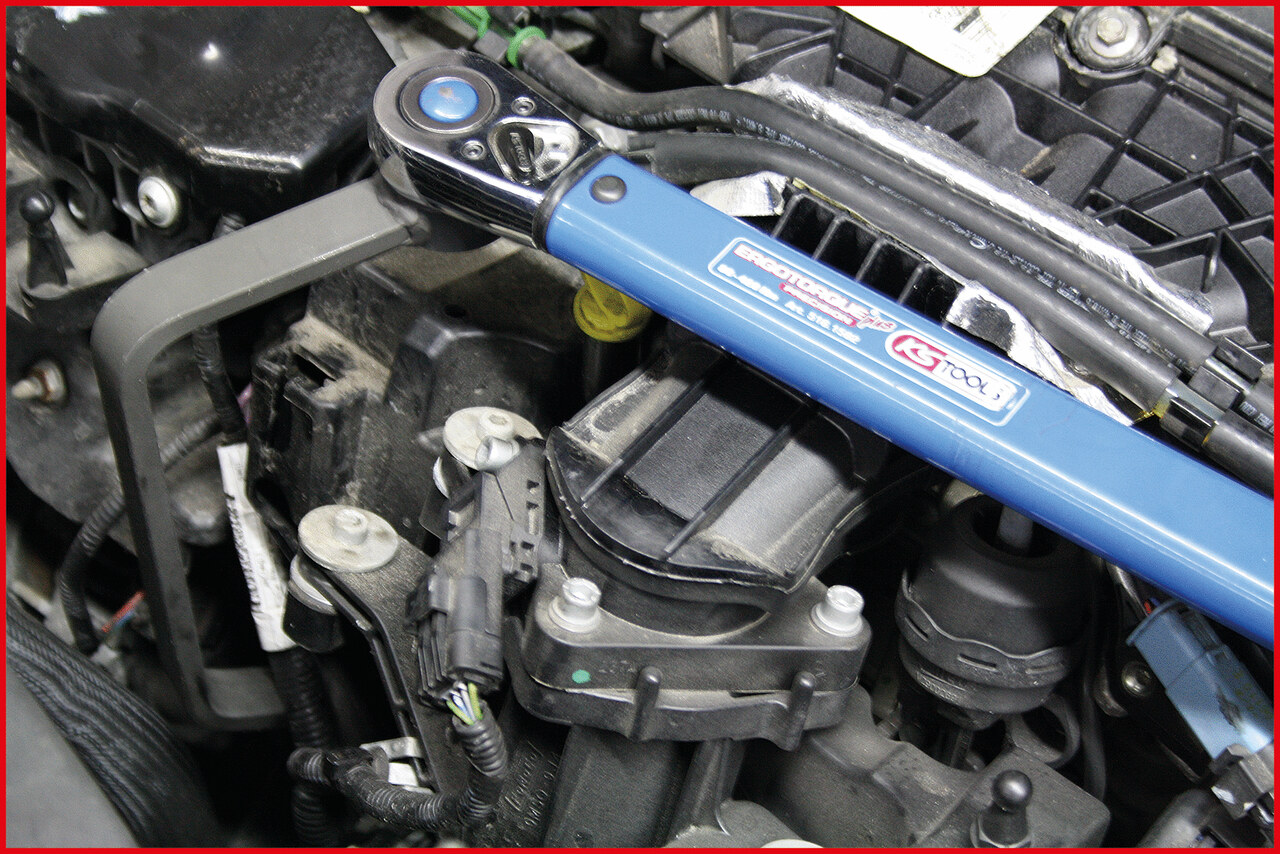 KS Tools 1/2 Ölfilterschlüssel für Ford, Jaguar, Citroën, Peugeot  Duratorq-TDCi / HDI Doppelnockenwellen Dieselmotoren