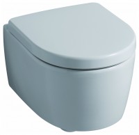 Liter | 6 204060000 Alpin Weiß Tiefspül-WC Keramag spülrandlos / - Geberit iCon wandhängend